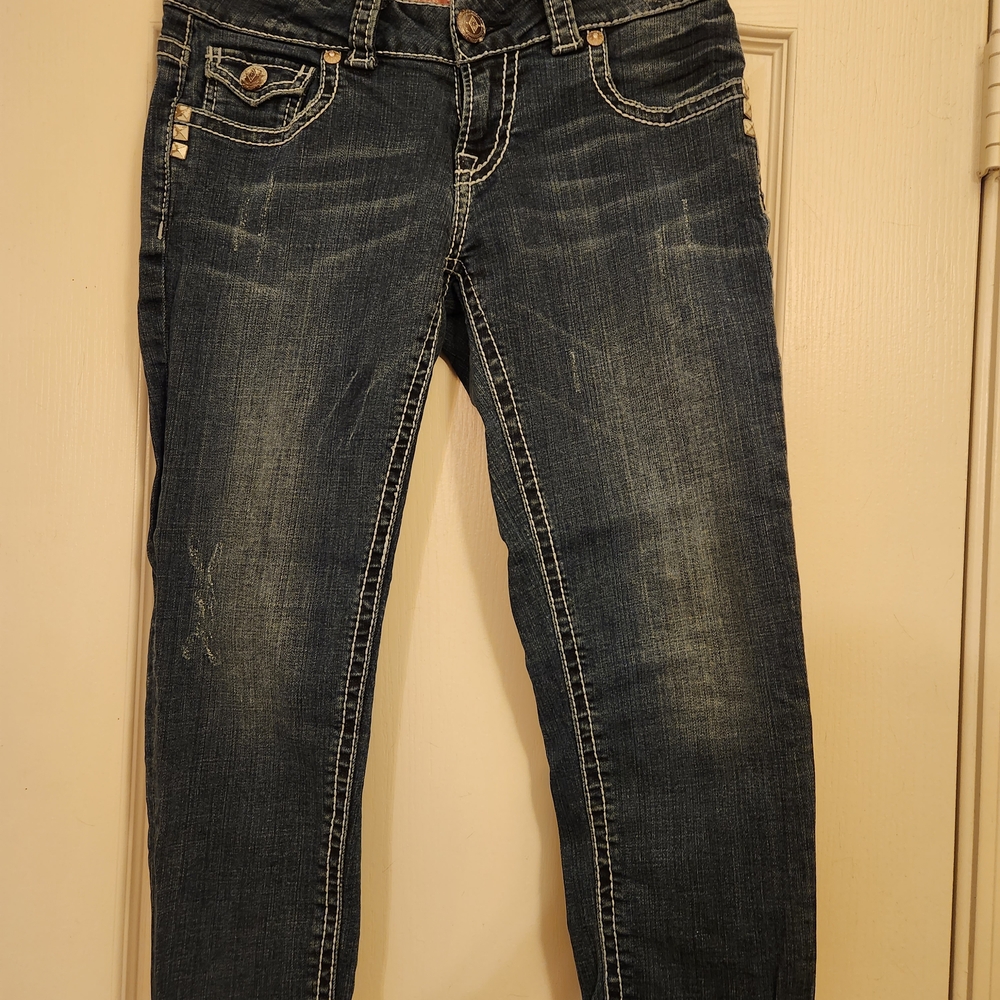 DownEast Dark Blue Skinny Jeans